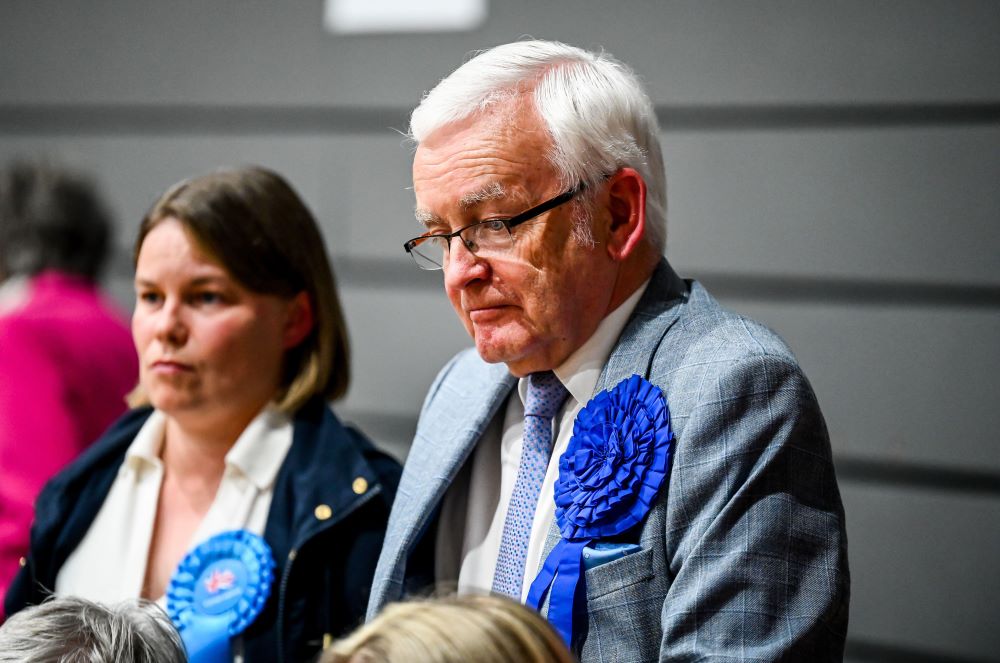 Cleethorpes MP Martin Vickers the North East Lincolnshire Council Local Elections (Alamy).